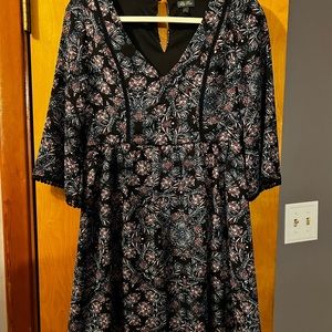 Black flowy dress